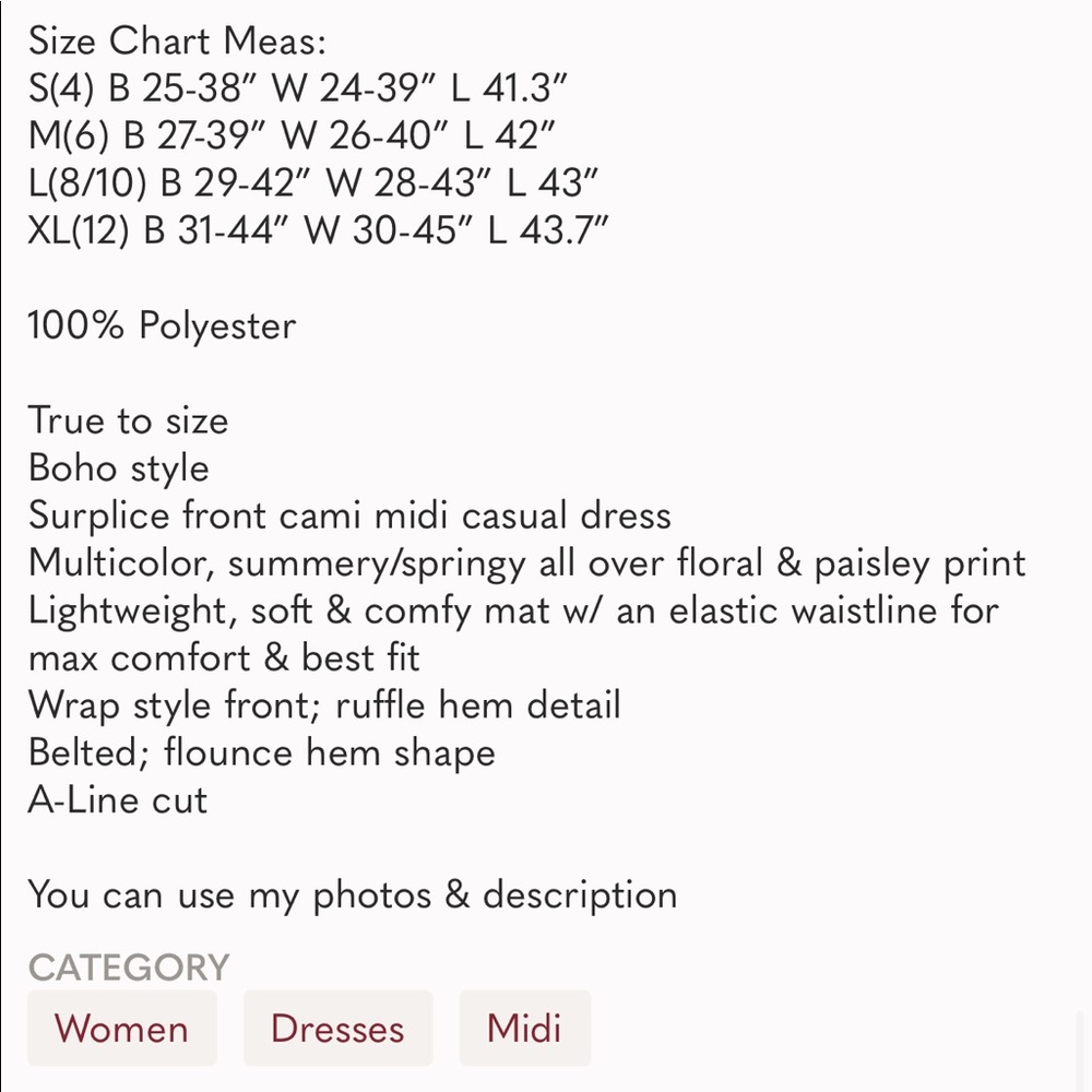 🆕Boho Style Dress by @KMOORE_PM Wholesale - Picture 8 of 8